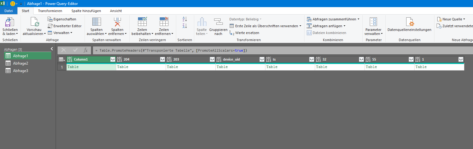 Solved: Reduce table in table to columns - Microsoft Fabric Community