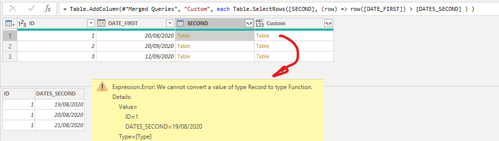 Solved: Filter Merge step by another column - Microsoft Fabric Community