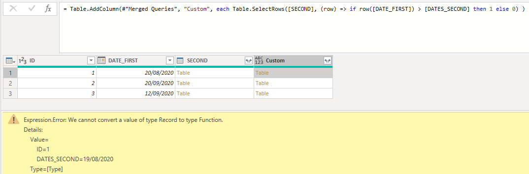 Solved: Filter Merge step by another column - Microsoft Fabric Community