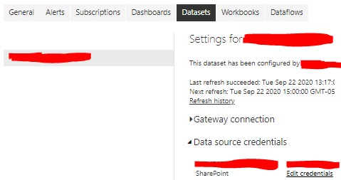 Schedule refresh can't work properly due to the ap... - Microsoft ...