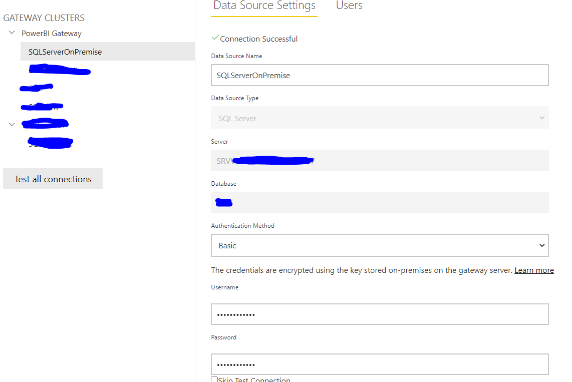 Error on refresh using gateway to connect to SQL s... - Microsoft ...