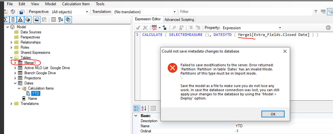 Tabular editor - error - Microsoft Fabric Community