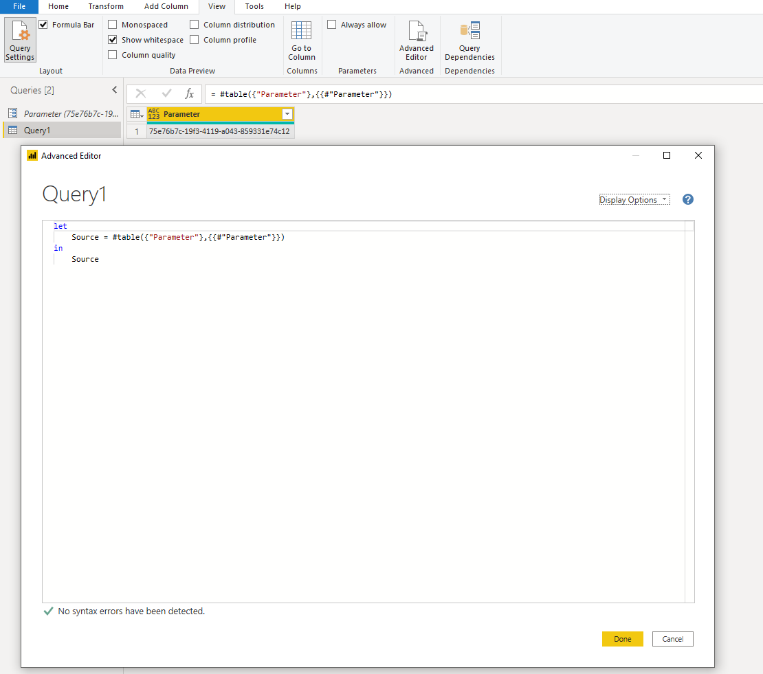 Solved: Need help with using parameter in measure - Microsoft Fabric ...