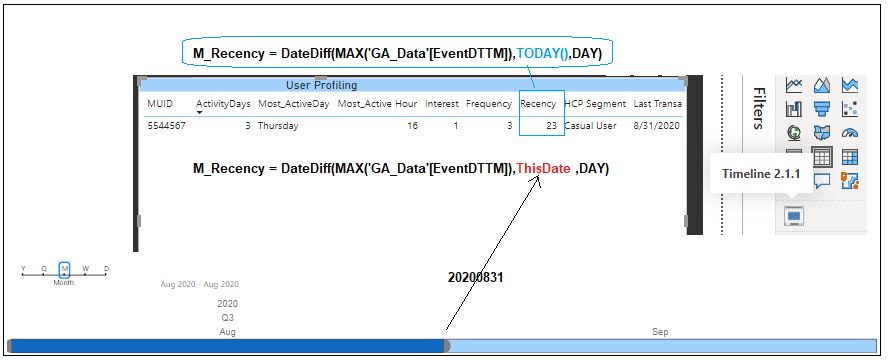 Solved: How to get date value from timeline slicer - Microsoft Fabric ...