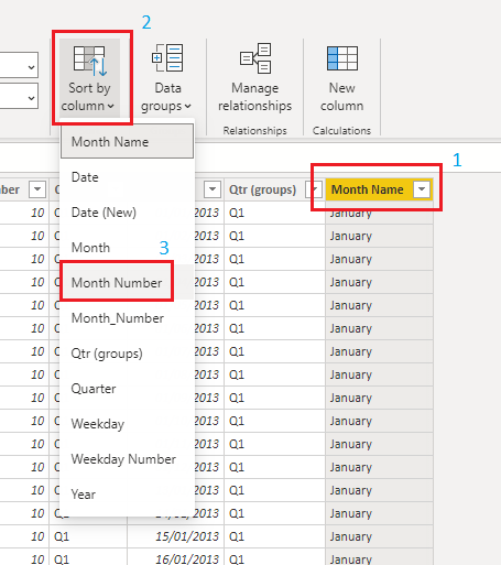 Add Column for Name of Month - Microsoft Fabric Community