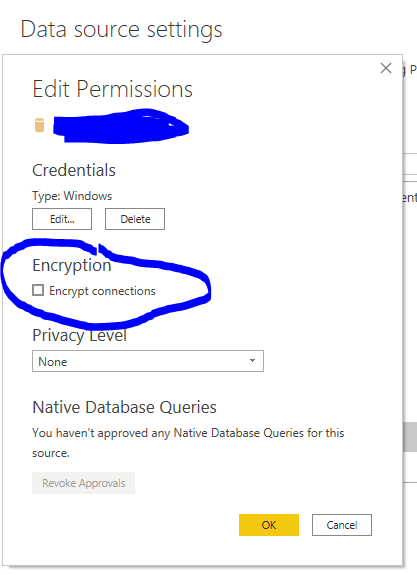 Error on refresh using gateway to connect to SQL s... - Microsoft ...