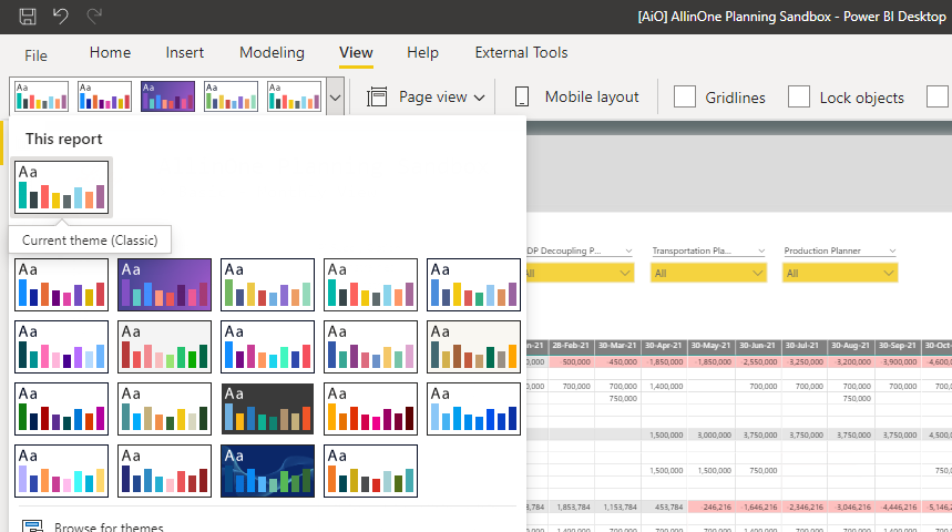 Report theme is changed when published to Service - Microsoft Fabric ...