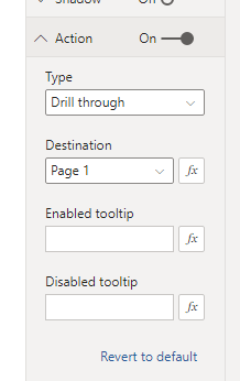Drill through with one left click in service? - Microsoft Fabric Community