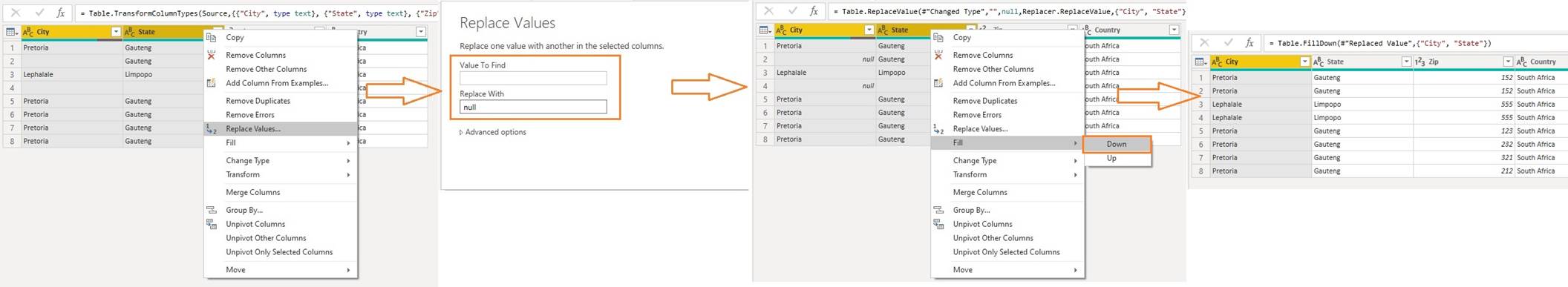 Fill in blanks based on previous records - Microsoft Fabric Community