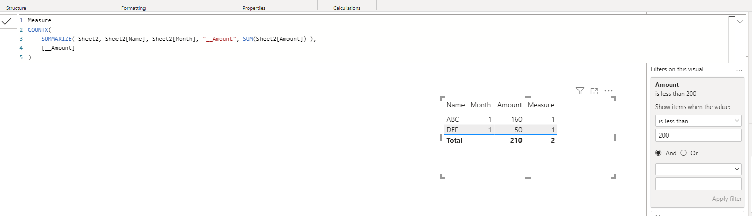 Solved: Count with Sum - Microsoft Fabric Community