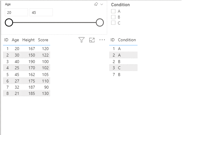 Cross Filter across tables - 2 - Microsoft Fabric Community