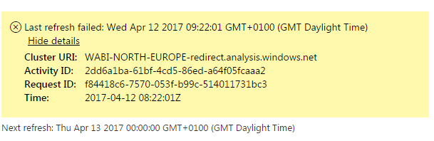 Solved: schedule refresh lost credentials - Microsoft Fabric Community