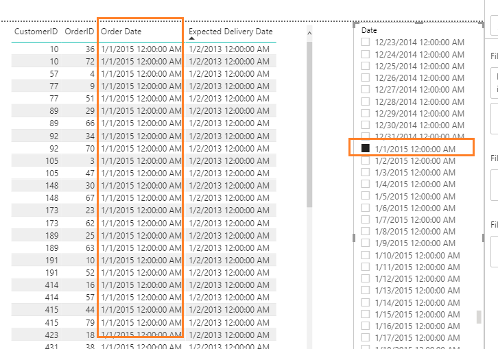 Solved: Different Dates Columns Same Slicer - Microsoft Fabric Community