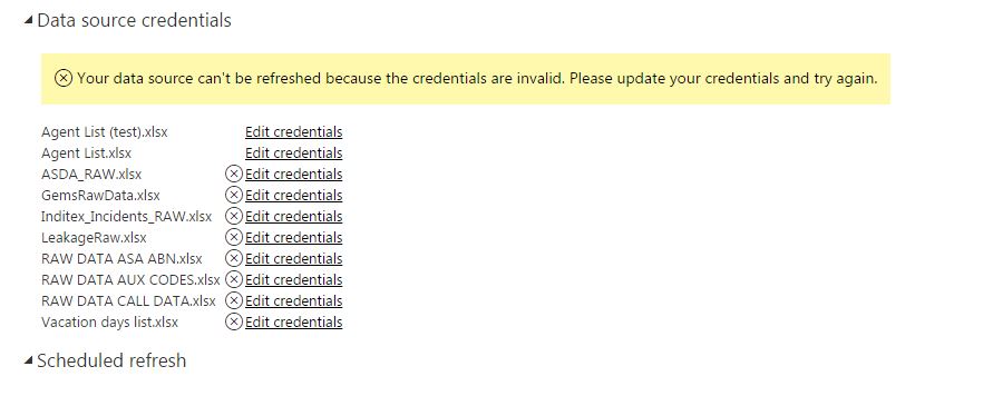 Re: Schedule refresh is getting disabled if the ga... - Microsoft ...