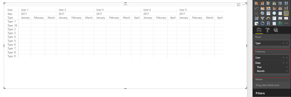 modify the columns order