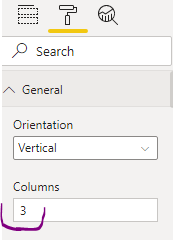 Solved: How to make slicer from one column to two column ? - Microsoft ...