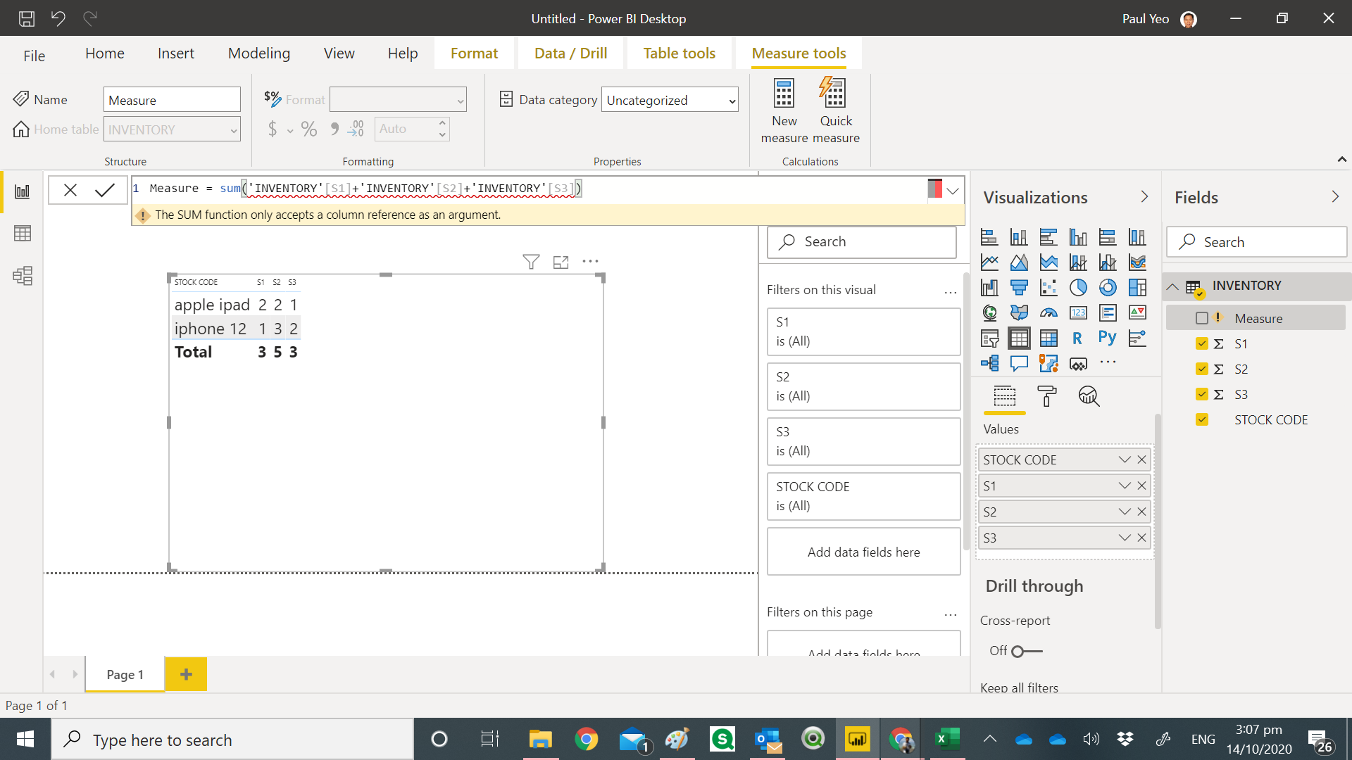 Solved: How to sum multiple column ? - Microsoft Fabric Community