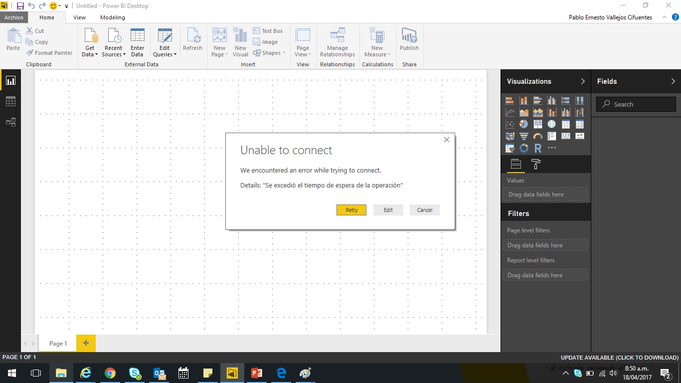 Web Data Sources connection problem - Microsoft Fabric Community