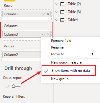 Solved: How to hide and fix the column width - Microsoft Fabric Community
