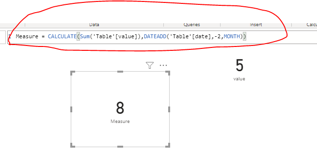 Solved: show value of second last month - Microsoft Fabric Community