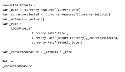 Currency Measure