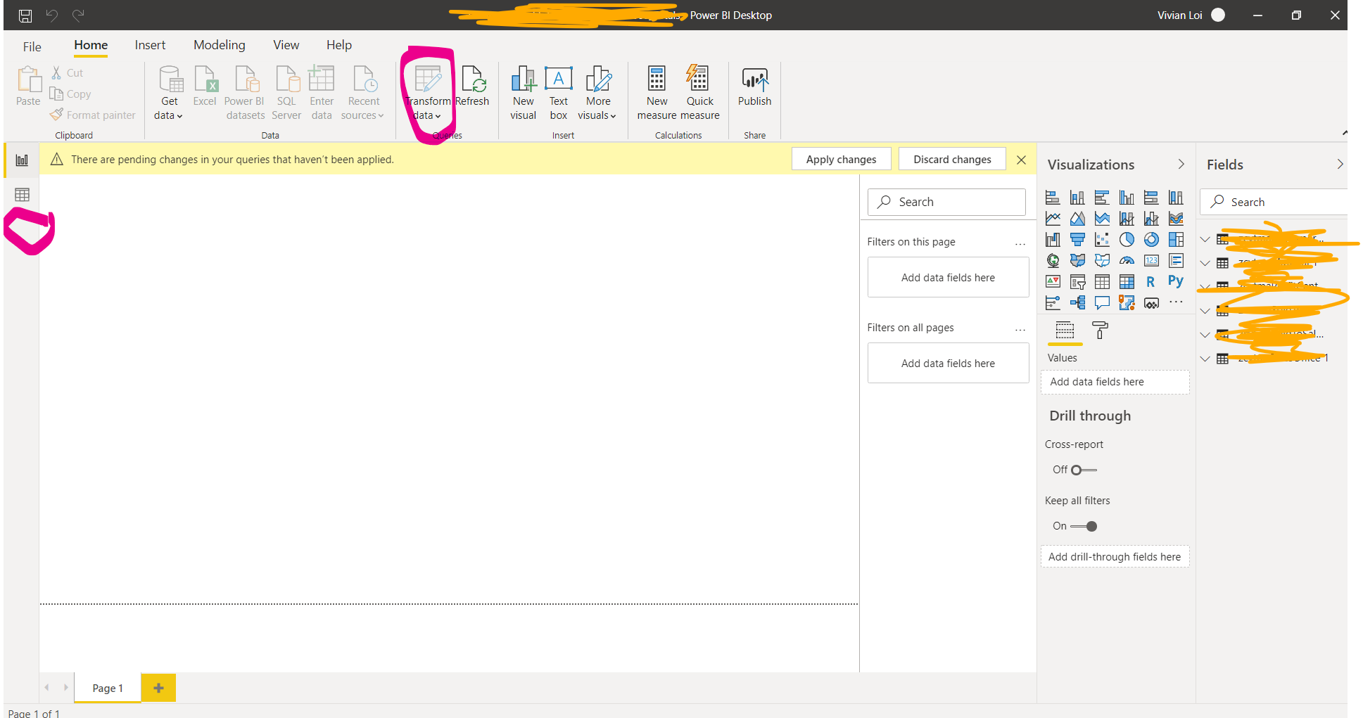 Composite Model - Transform Data and Model Options... - Microsoft ...