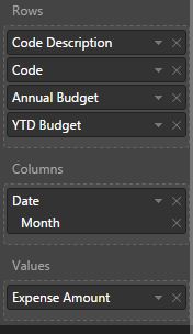 Trying to calculate the variance on matrix preview... - Microsoft ...