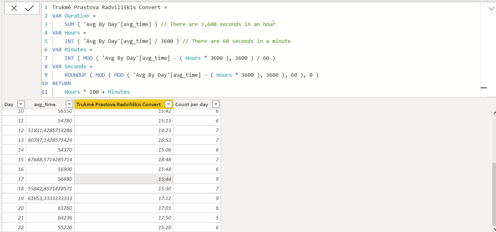 Calculation problem - Microsoft Fabric Community