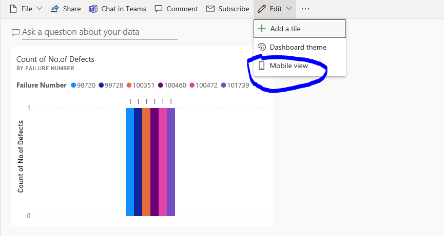 Dashboard view on mobile on Android S20+ - Microsoft Fabric Community