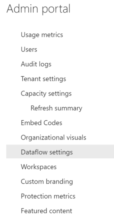 Solved: Admin portal access - Microsoft Fabric Community