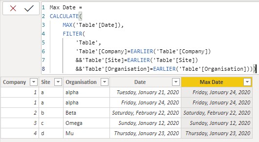 Solved: Help calculated column with Max Date if Criteria i ...