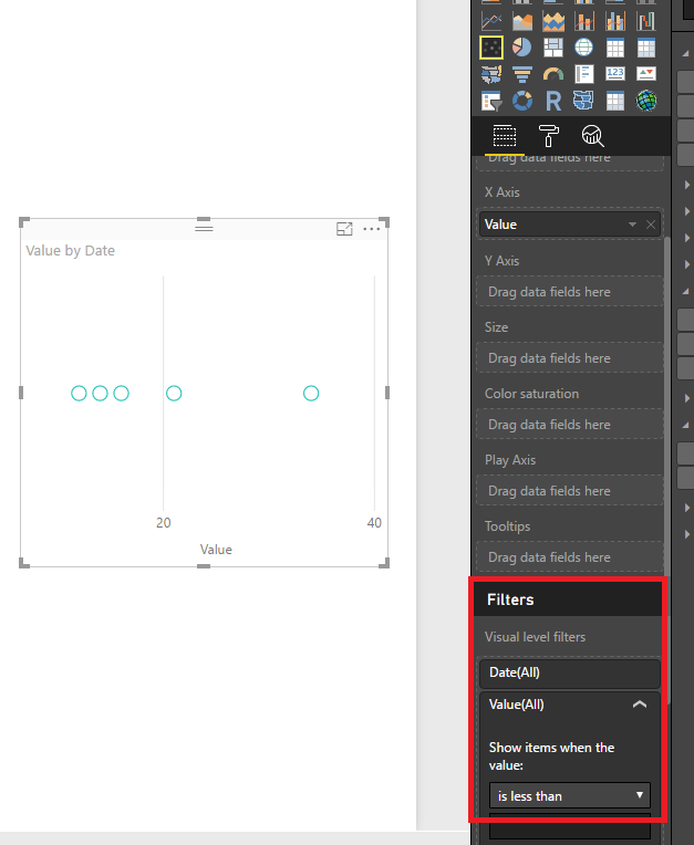 Scatter Chart Query - Microsoft Fabric Community
