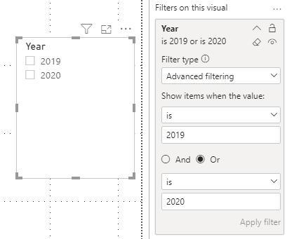 Solved: Year field place at Slicer how to set filter year ...