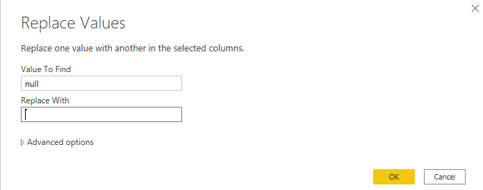 Solved: Composing text with null values replaced by nothin ...