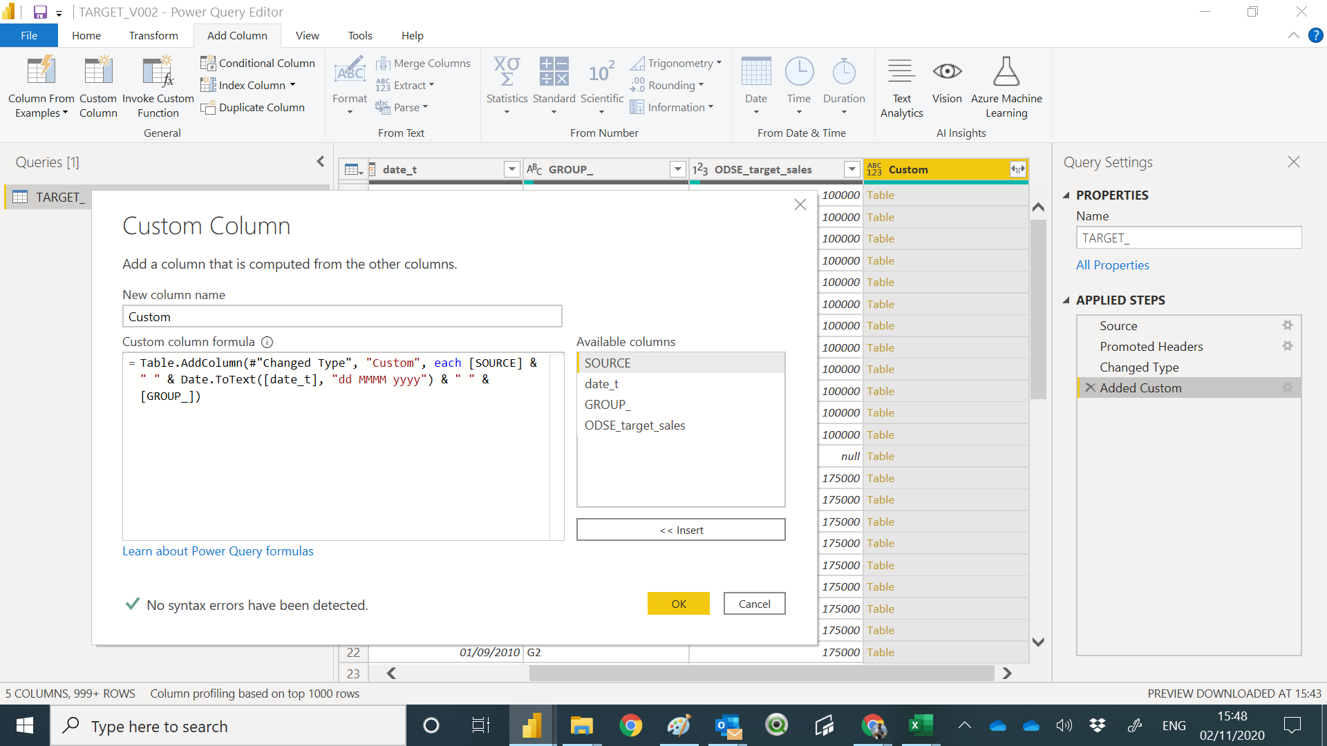 Solved: How to combine 3 field into 1 ? - Microsoft Fabric Community