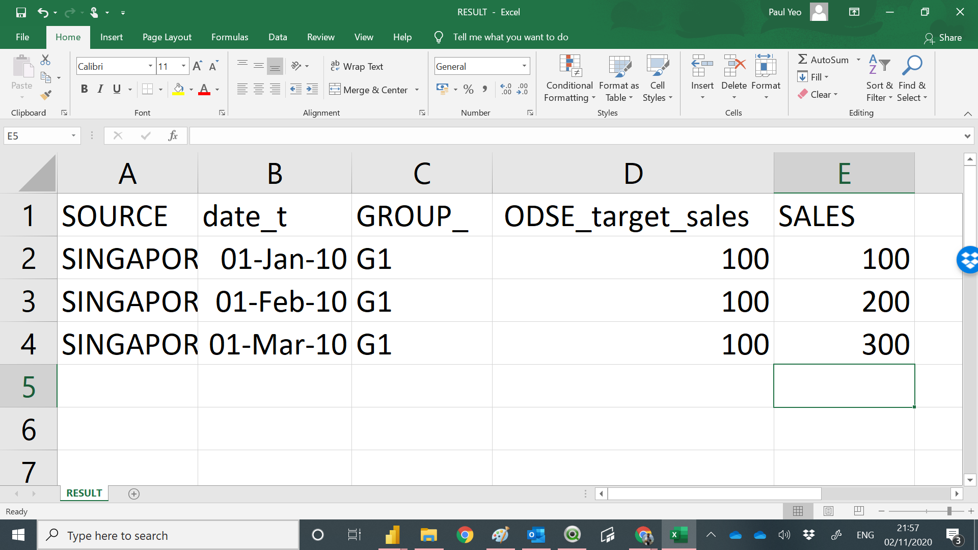 Solved: Case 967 How to link sales table with target table ...