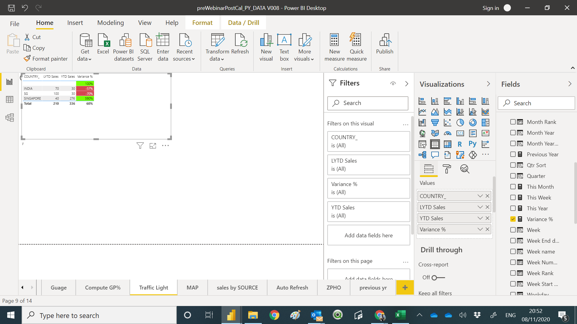 Solved: My Table display 3 row , how to set to display top ...