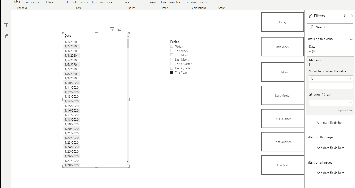 Custom Slicer with two calender date pickers and ... - Microsoft Fabric ...