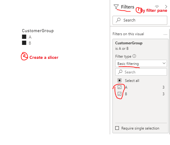 Solved: Three Criterions on Filters - Microsoft Fabric Community