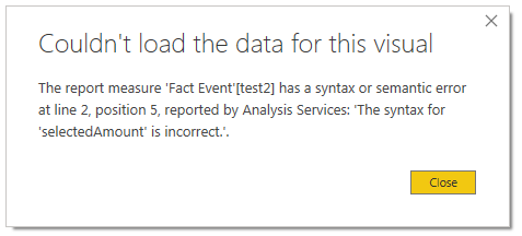 Measure based on Slicer Selection - Microsoft Fabric Community