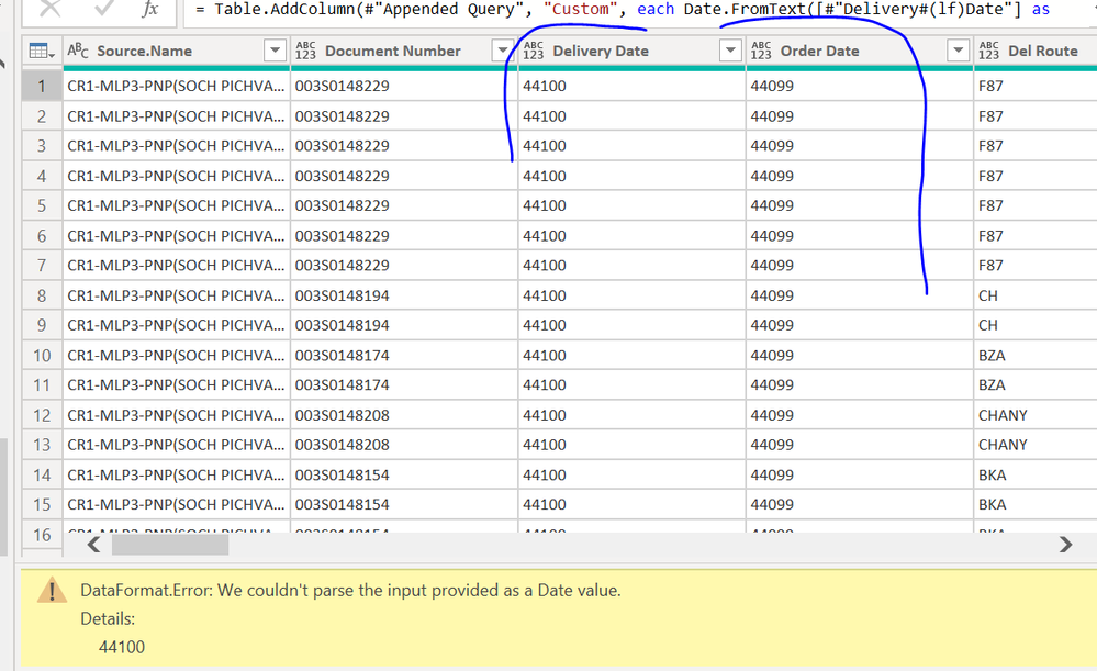 In power BI , showing Number