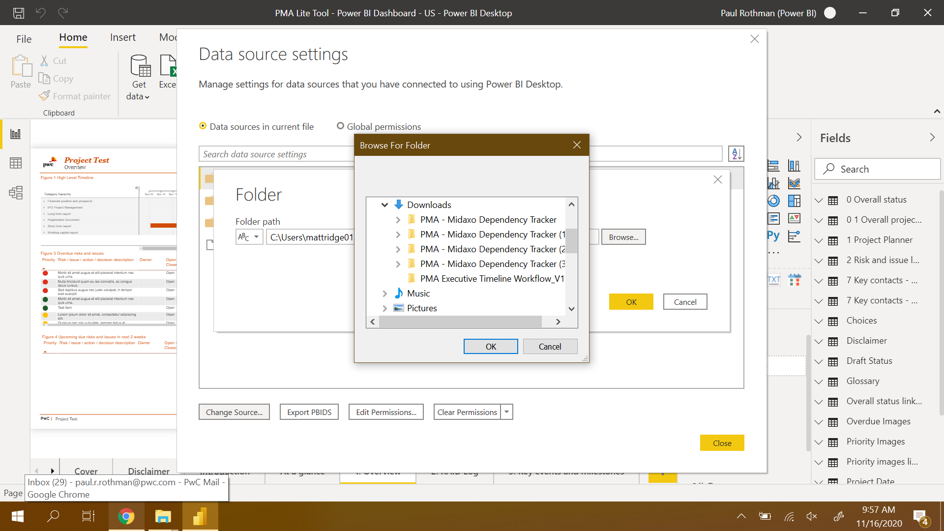 Solved: Data Source Settings not showing my full list of d ...
