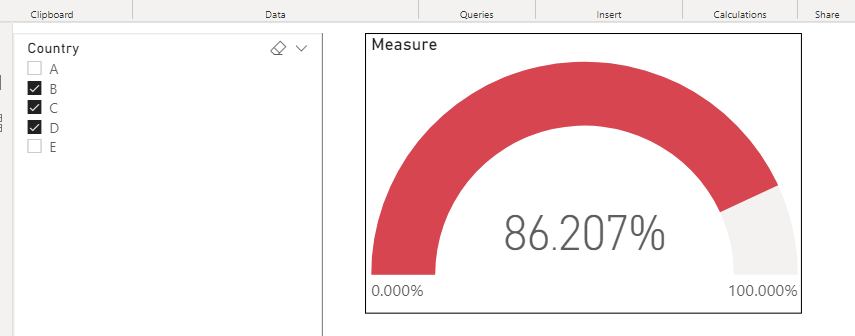 Solved: Display Gauge Visual based on Report Filters - Microsoft Fabric ...