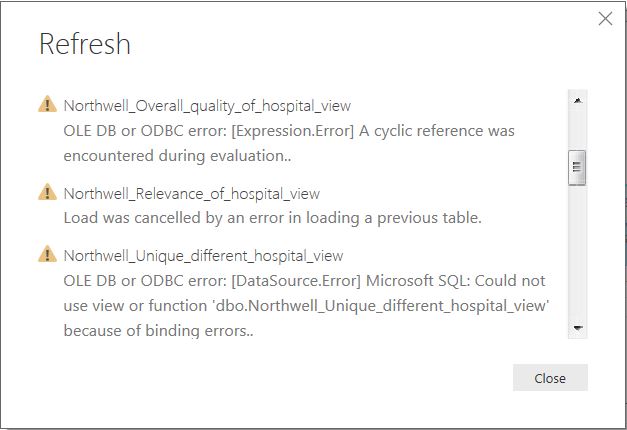 Data Refresh Error on Power BI Desktop - Microsoft Fabric Community