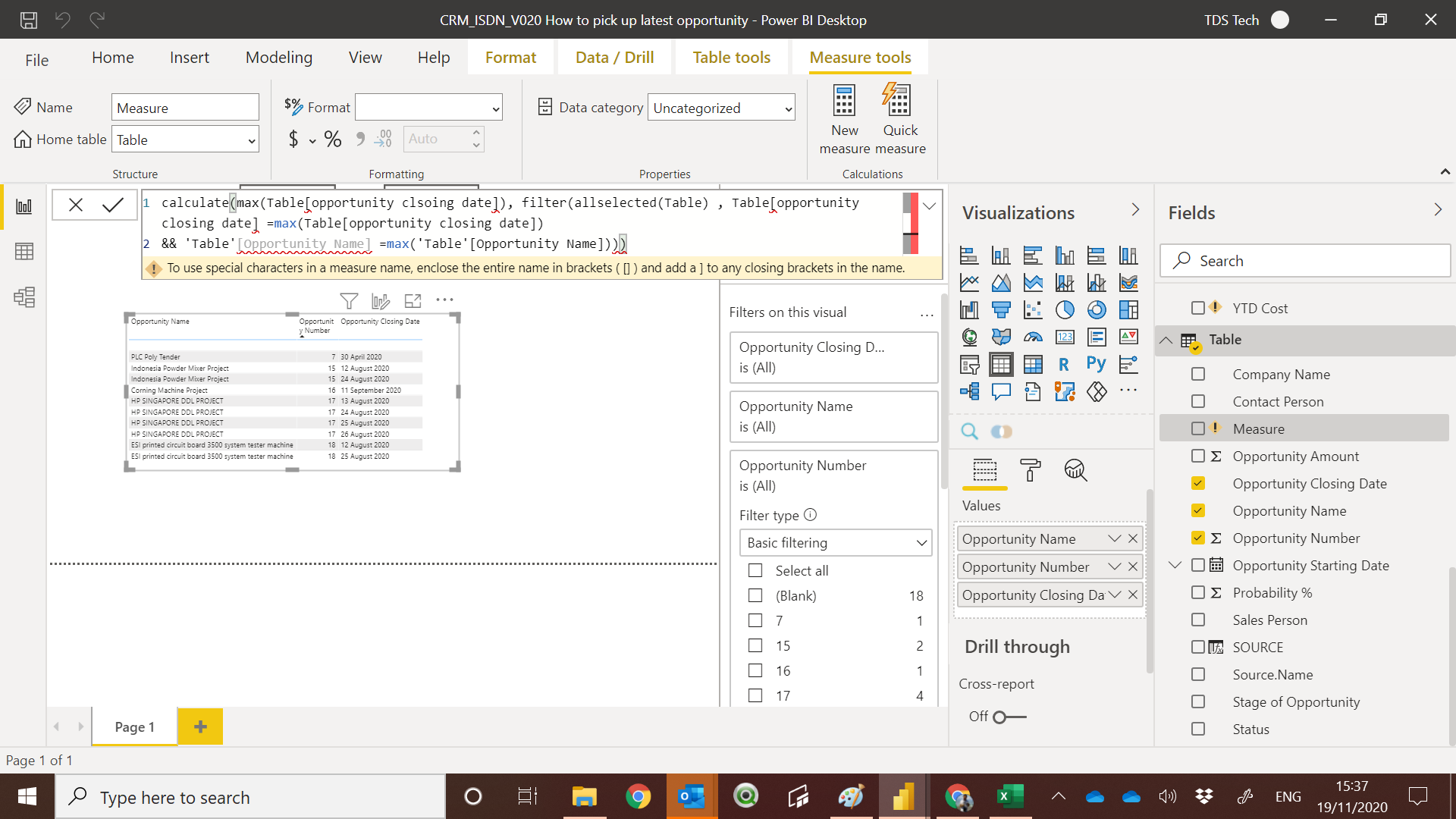 Solved: How to pick up latest opportunity ? - Microsoft Fabric Community
