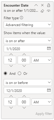 Extract dates typed in Filters pane - Microsoft Fabric Community