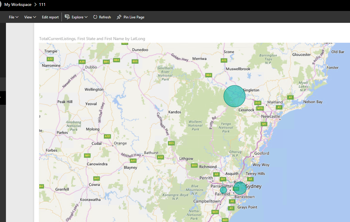 Solved: Can't get map to display data - Microsoft Fabric Community