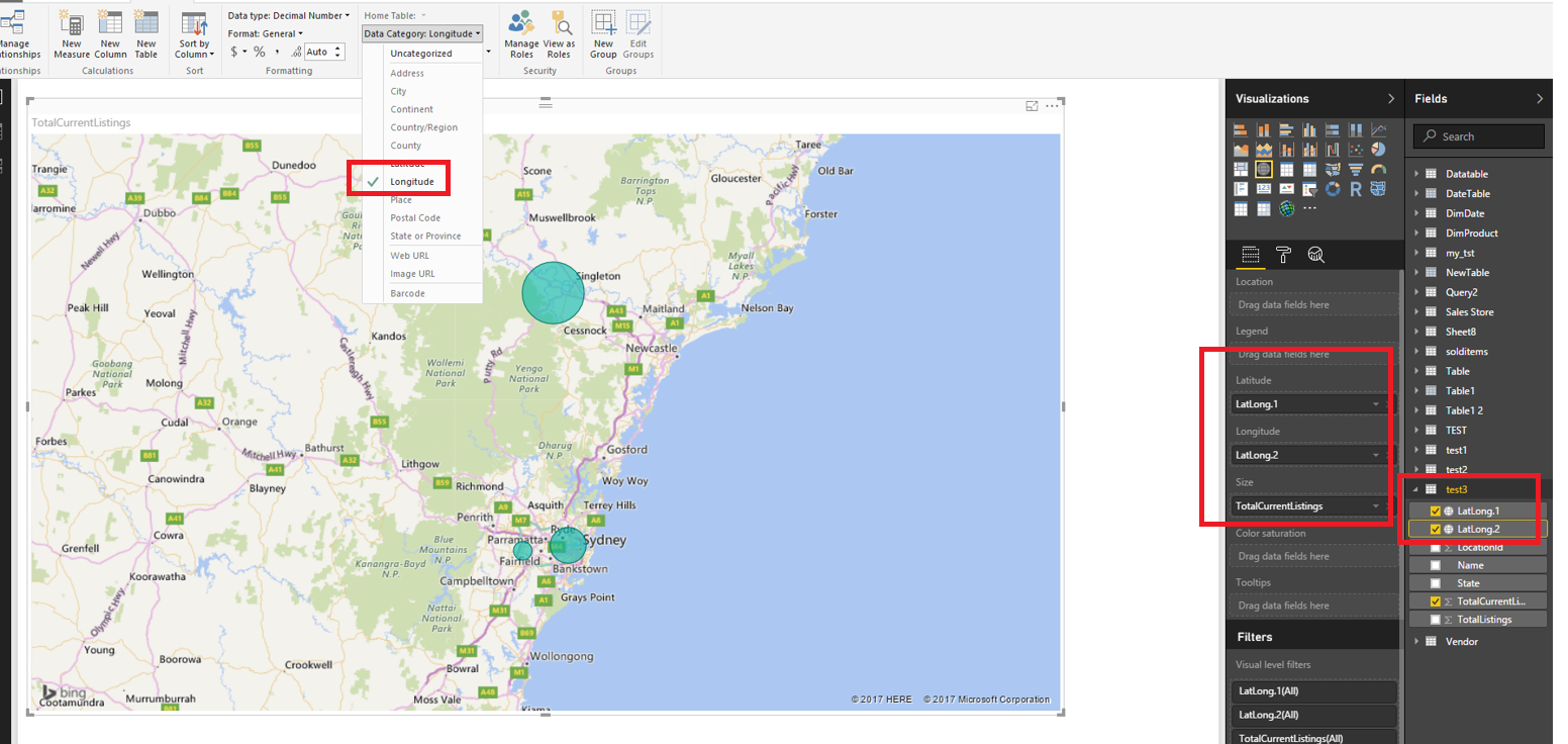 Solved: Can't get map to display data - Microsoft Fabric Community