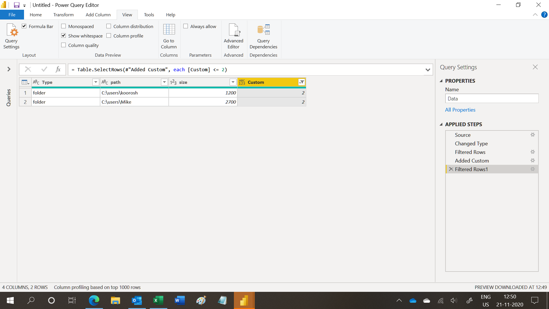Solved: Extract specific rows - Microsoft Fabric Community