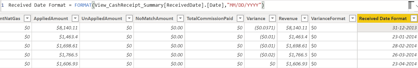 Solved: Not able to change date format - Microsoft Fabric Community